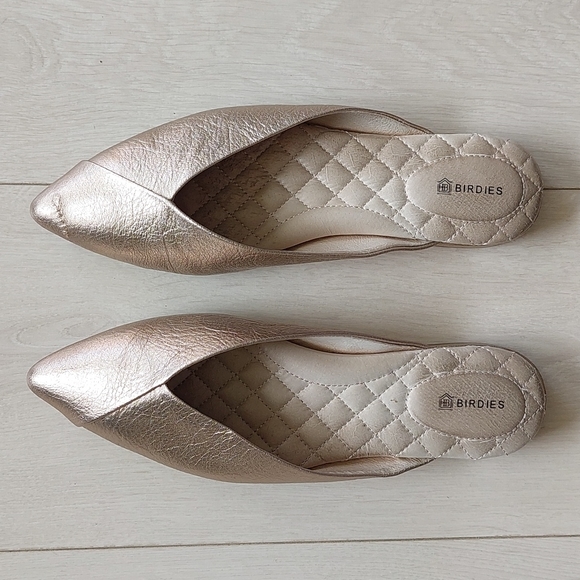 Birdies The Swan Flats Shoes Gold US 7.5 - Picture 6 of 14